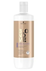 Kollast tooni neutraliseeriv šampoon Schwarzkopf Blond Me Cool Blondes 1000 ml hind ja info | Šampoonid | kaup24.ee