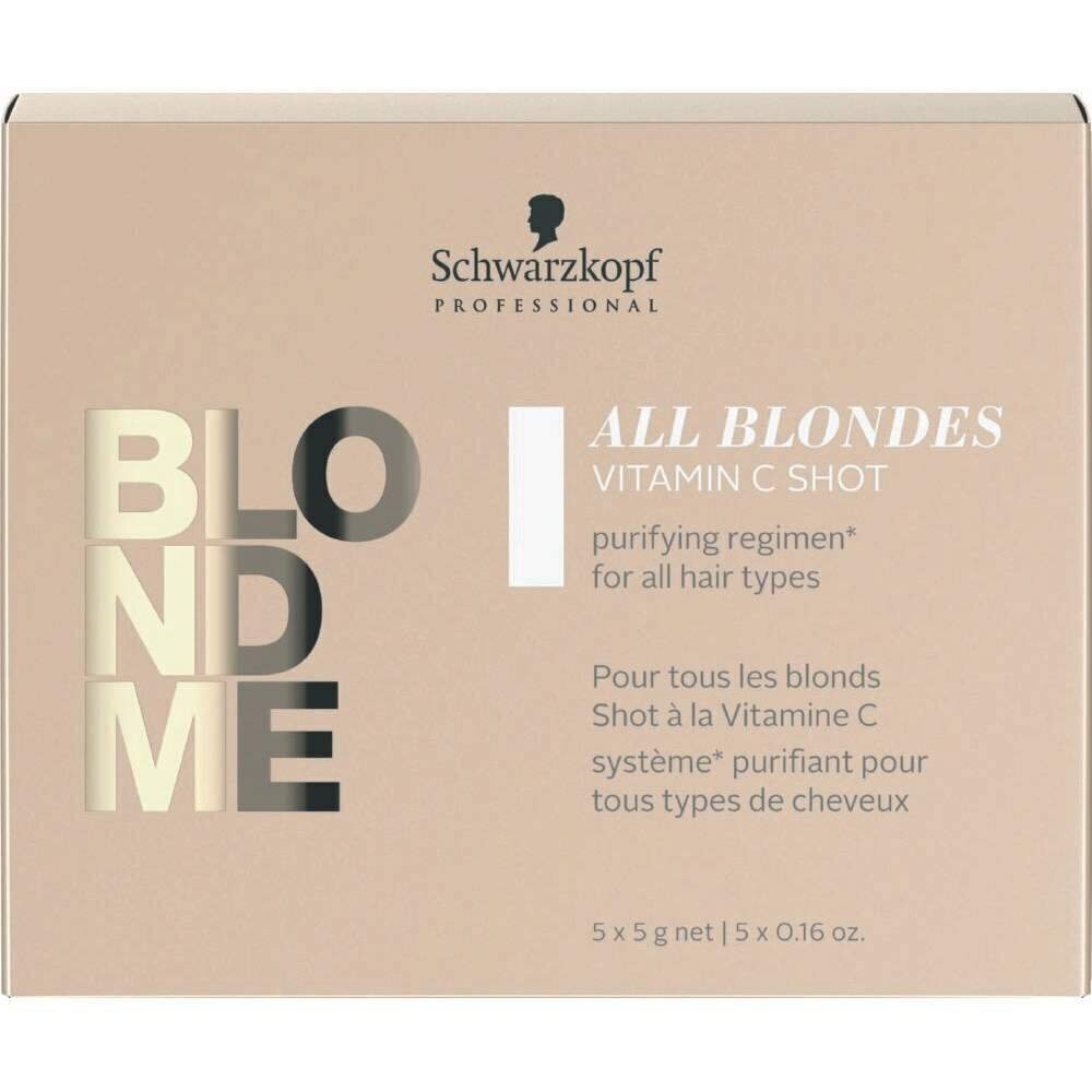 Kiire toimega juuksehooldusvahend Schwarzkopf Professional Blond Me Detox Shot 5x5 g цена и информация | Maskid, õlid, seerumid | kaup24.ee