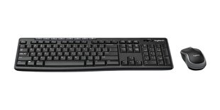 Juhtmevaba klaviatuur Logitech MK270 (CZ) Combo, must цена и информация | Клавиатуры | kaup24.ee
