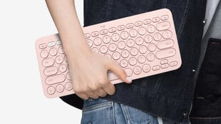 Беспроводная клавиатура Logitech K380 для MAC, розовая цена и информация | Клавиатуры | kaup24.ee