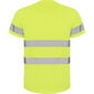 Kõrge nähtavusega lühikeste varrukatega tehnilisest kangast T-särk, kollane hind ja info | Tööriided | kaup24.ee
