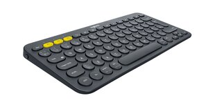 Juhtmevaba klaviatuur Logitech K380 (NO), must hind ja info | Klaviatuurid | kaup24.ee