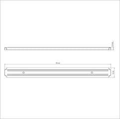 Магнитный держатель для ножей 55см Tramontina Plenus цена и информация | Ножи и аксессуары для них | kaup24.ee