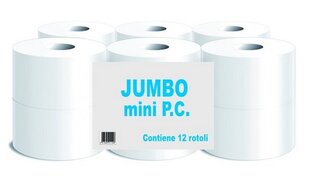 Туалетная бумага PAPERBLU Jumbo Super Mini, 2-слойная, рулон 150м цена и информация | Туалетная бумага, бумажные полотенца | kaup24.ee