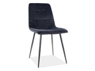 Комплект из 4-х стульев Signal Meble Mila, черный цена и информация | Стулья для кухни и столовой | kaup24.ee