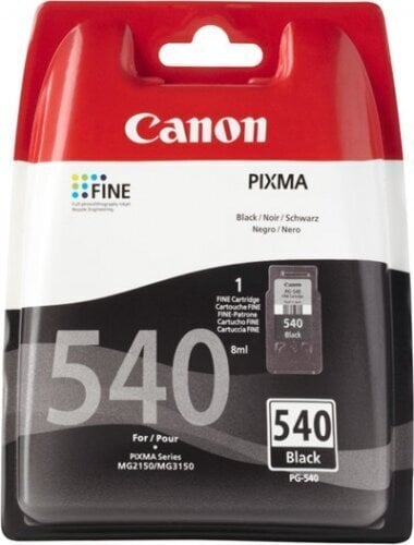 Canon PG-540 Black Ink Cartridge (for MG2150) цена и информация | Laserprinteri toonerid | kaup24.ee