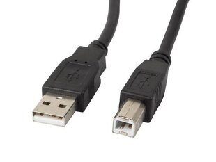 Кабель для принтера RoGer USB 2.0 A-plug AM-BM, 1.5 м, черный цена и информация | Кабели для телефонов | kaup24.ee