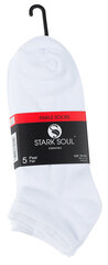 Unisex lühikesed sokid Stark Soul 2131, 5 paari, valged hind ja info | Meeste sokid | kaup24.ee