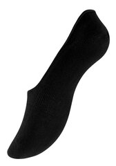 Мужские ножки из чёсаного хлопка, с силиконовой пяткой Vincent Creation, 2 пары, чёрные цена и информация | Мужские носки | kaup24.ee