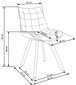 2 tooli komplekt Halmar K332, kollane/must цена и информация | Söögitoolid, baaritoolid | kaup24.ee