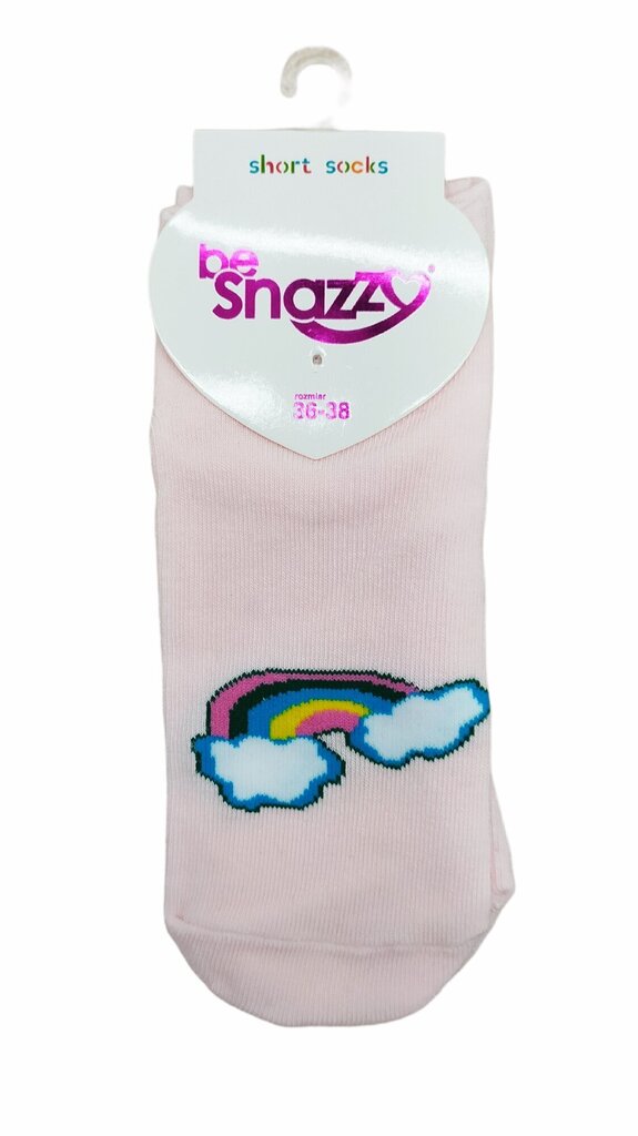 Sokid tüdrukutele Be Snazzy ST-06, vikerkaar hind ja info | Tüdrukute sukkpüksid ja sokid | kaup24.ee