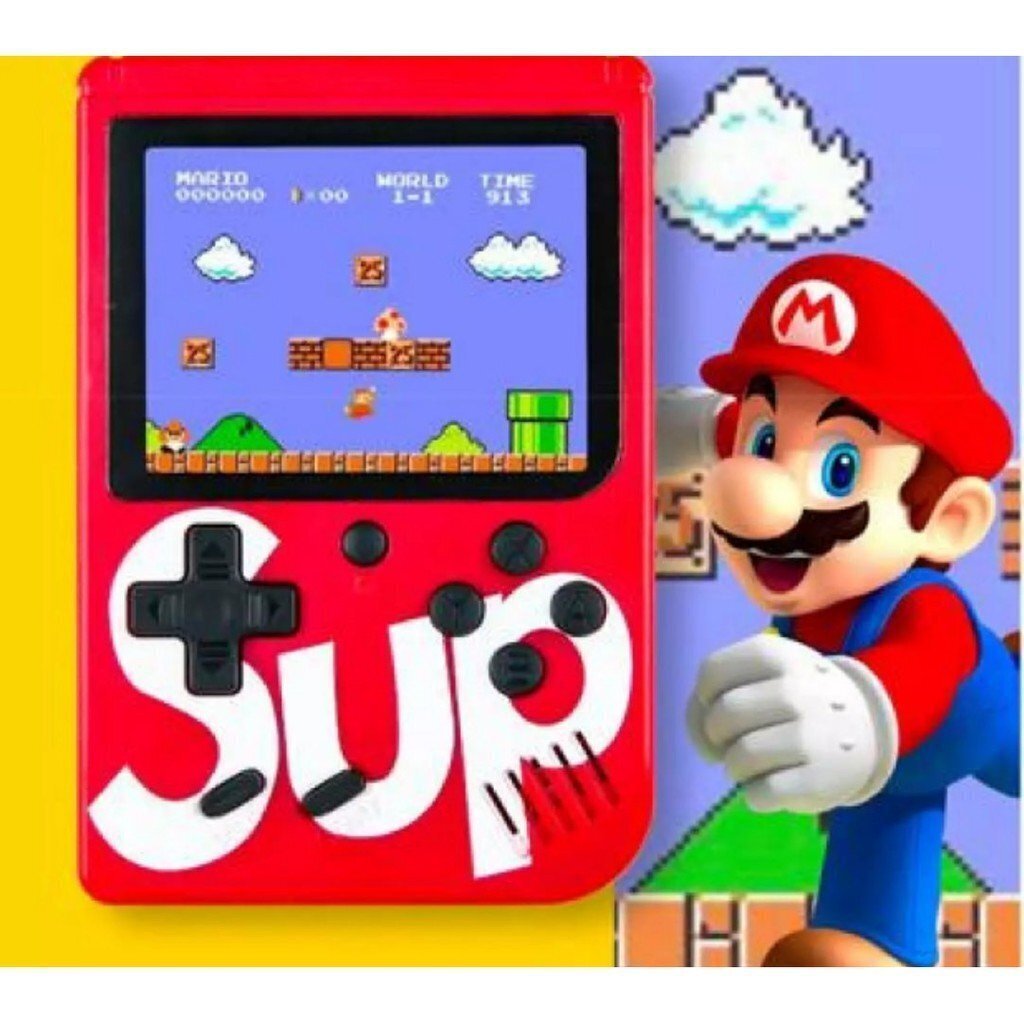 RoGer Retro mini Game console with 400 games, 3 inch color screen, TV output / Red + Remote цена и информация | Mängukonsoolid | kaup24.ee