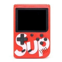 RoGer Retro mini Game console with 400 games, 3 inch color screen, TV output / Red + Remote цена и информация | Игровые приставки | kaup24.ee