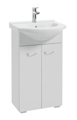 Нижний шкаф для ванны с умывальником Defra PIK D50 095-D-05003+1120, белый цена и информация | Шкафчики для ванной | kaup24.ee
