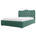 Кровать Selsey Sytian, 140x200 см, зеленая
