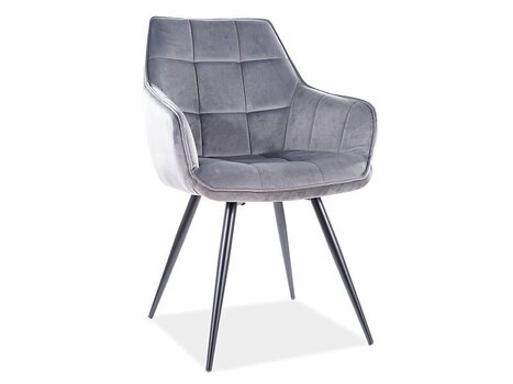 Комплект из 2-х стульев Signal Meble Lilia, серый цена и информация | Стулья для кухни и столовой | kaup24.ee