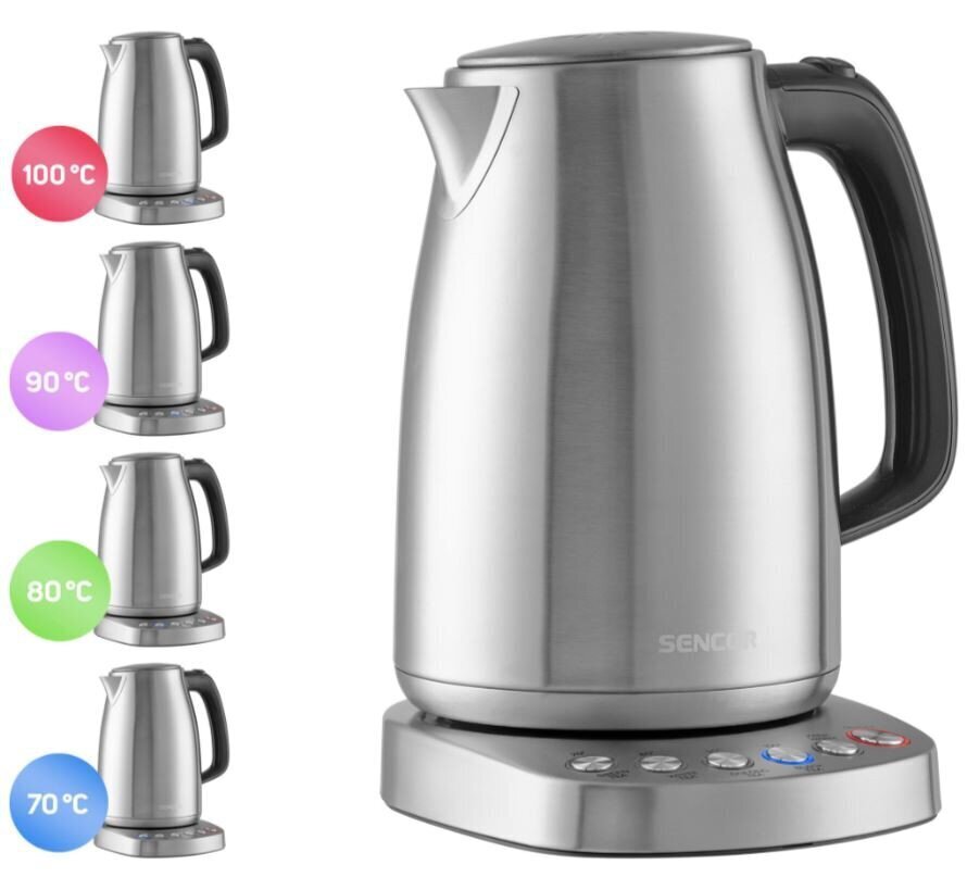 Variable temperature electric kettle Sencor SWK1796SS hind ja info | Veekeetjad | kaup24.ee