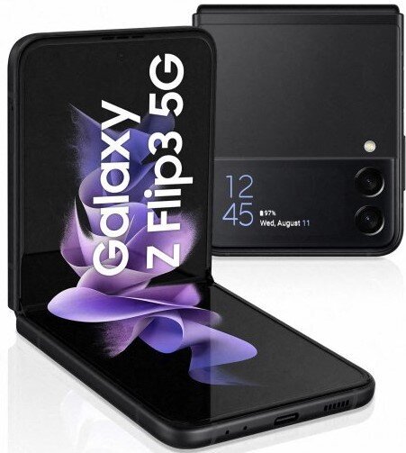 Samsung Galaxy Flip3, 128 GB, Phantom Black цена и информация | Telefonid | kaup24.ee