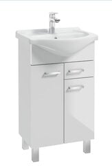 Alumine vannitoakapp valamuga Defra MEA D50 207-D-05006+1520, valge цена и информация | Шкафчики для ванной | kaup24.ee