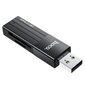 Hoco HB20 USB 2.0 2in1 Memory Card Reader цена и информация | USB jagajad, adapterid | kaup24.ee