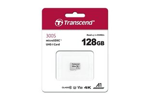 Transcend TS128GUSD300S-A цена и информация | Карты памяти | kaup24.ee