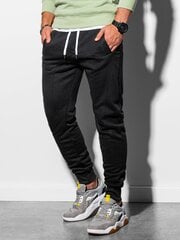 Штаны спортивные мужские Ombre P867, черные цена и информация | Мужские брюки | kaup24.ee
