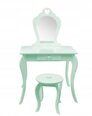Детский туалетный столик со стулом Princess, зеленый
