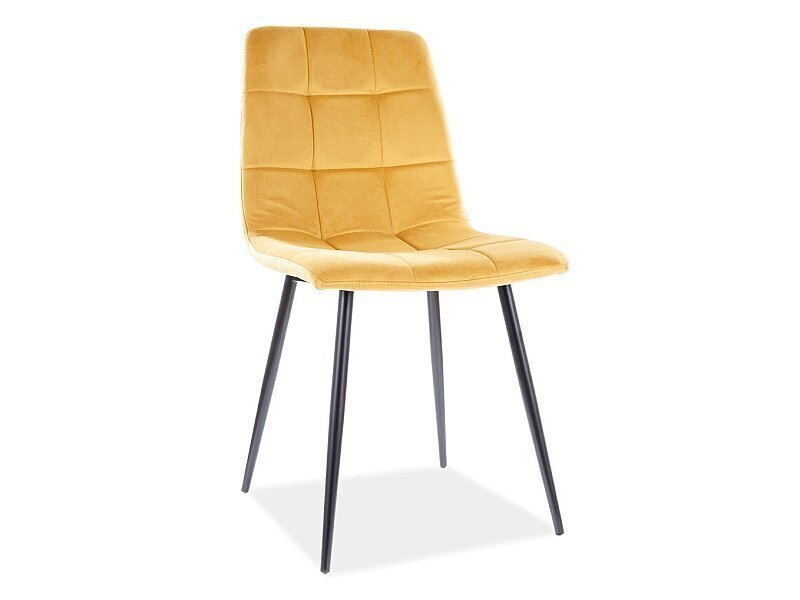 4-osaline toolide komplekt Signal Meble Mila, helekollane hind ja info | Söögitoolid, baaritoolid | kaup24.ee