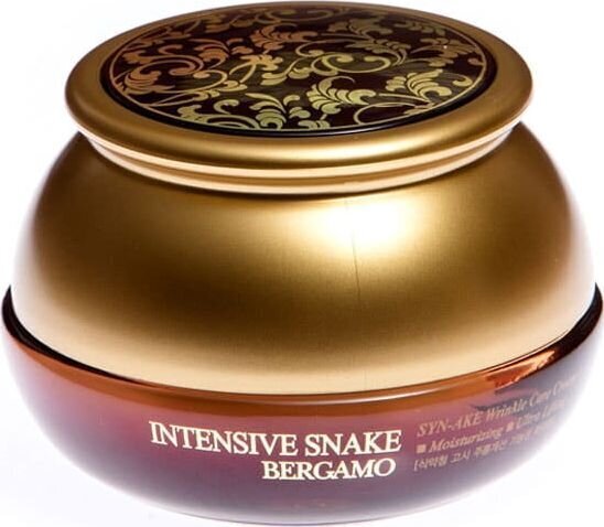 Vananemisvastane kreem maomürgiga Bergamo Intensice Synake Wrinkle care cream 50g цена и информация | Näokreemid | kaup24.ee