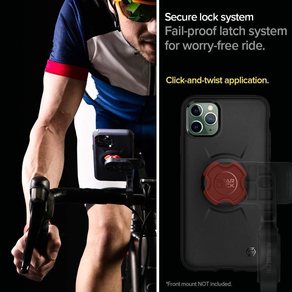 Jalgrattahoidja ümbris Iphone 11 Pro jaoks Spigen Gearlock, must hind ja info | Telefoni kaaned, ümbrised | kaup24.ee