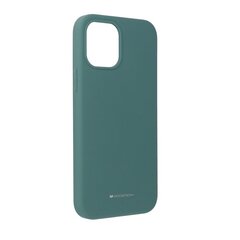 Чехол Mercury Silicone для телефона IPHONE 12/12 pro, зеленый цена и информация | Чехлы для телефонов | kaup24.ee