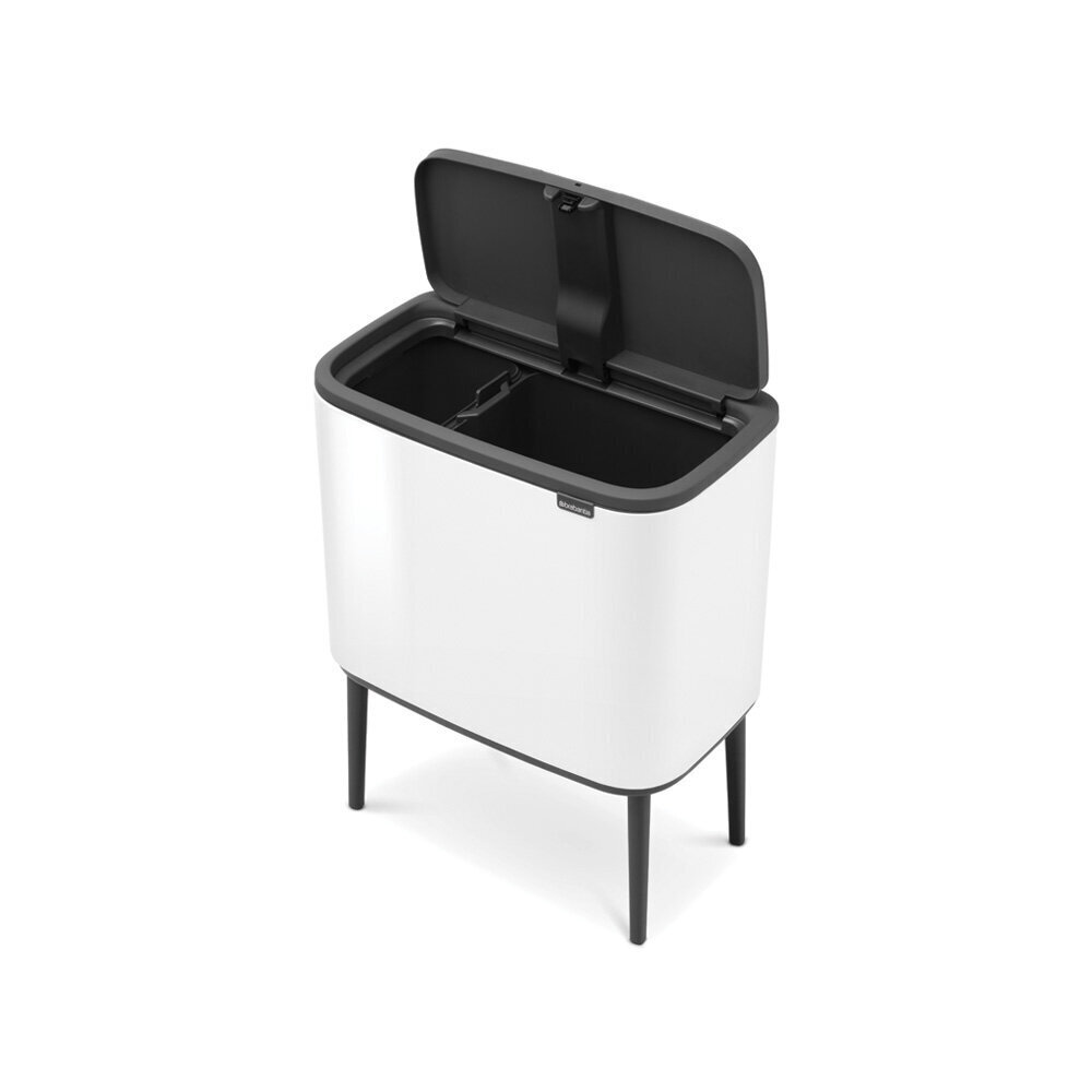 Prügikast, Bo Touch Bin 11+23L White hind ja info | Prügikastid | kaup24.ee