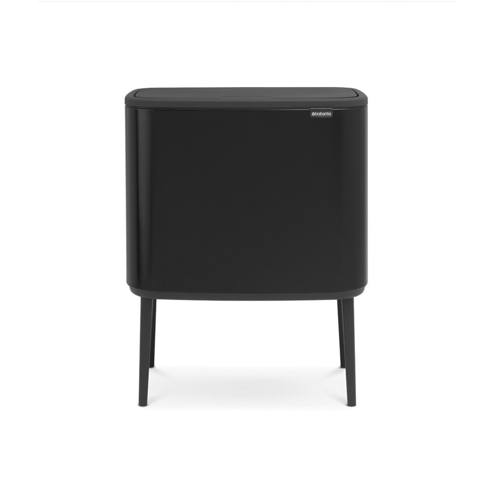 Prügikast, Bo Touch Bin 11+23L Matt Black hind ja info | Prügikastid | kaup24.ee