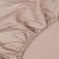 Сатиновая постельная простыня на резинке KOODI, натурально белый, 160 x 200 + 25 см цена и информация | Простыни | kaup24.ee