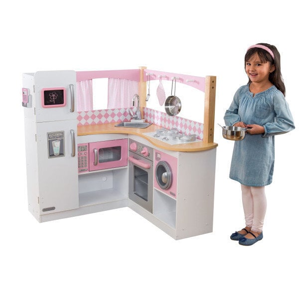 Köök Kidkraft Grand Gourmet Corner Kitchen 53185 hind ja info | Tüdrukute mänguasjad | kaup24.ee