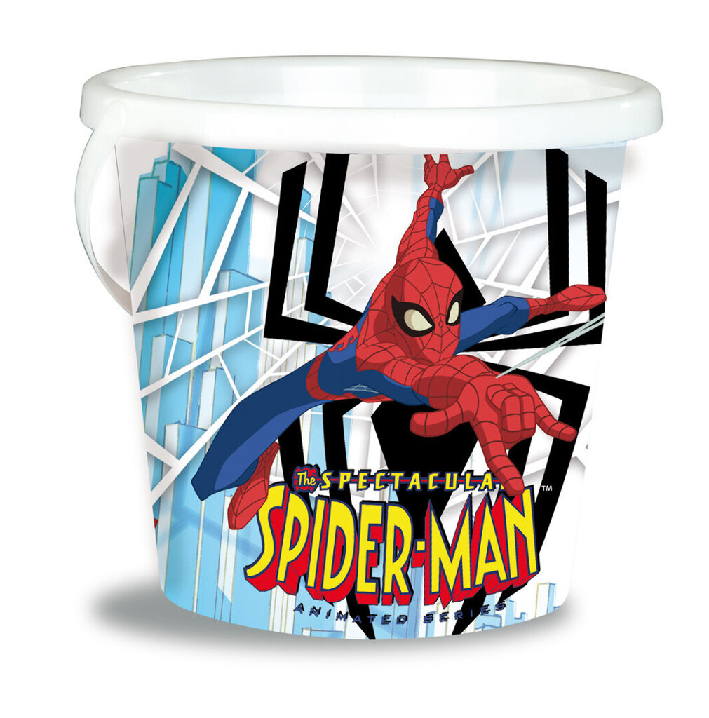 Smoby suur ämber Spiderman hind ja info | Mänguasjad (vesi, rand ja liiv) | kaup24.ee