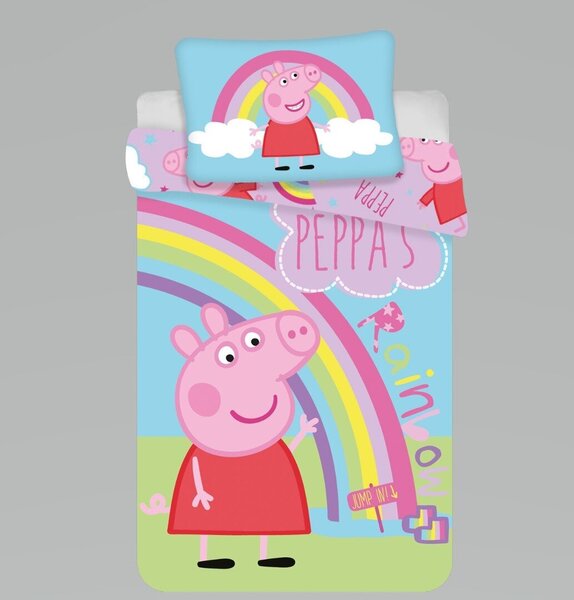 Комплект постельного белья Peppa Pig 100 x 135 см + наволочка 40 x 60 см  цена | kaup24.ee