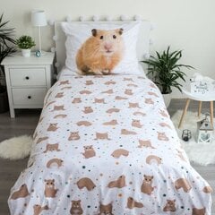 Voodipesukomplekt Hamster 140 x 200 cm + padjapüür 70 x 90 cm цена и информация | Детское постельное бельё | kaup24.ee