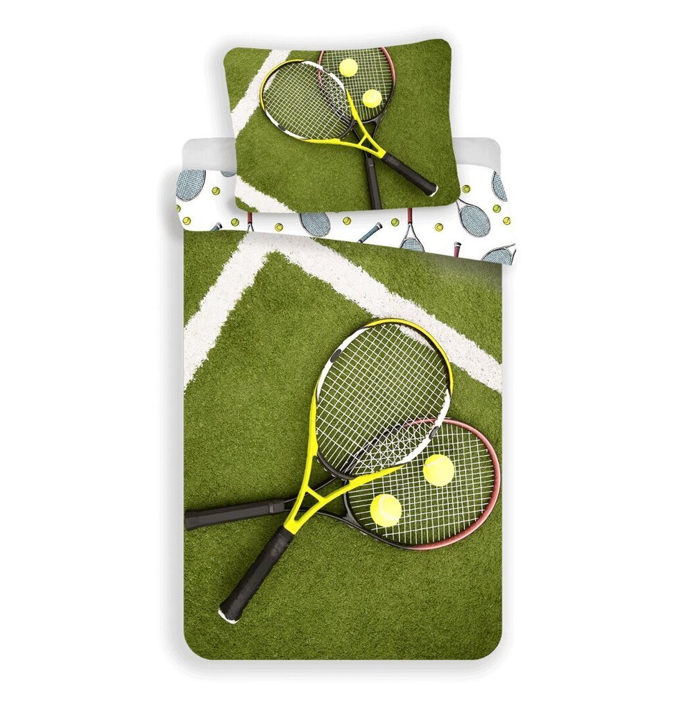Voodipesukomplekt Tennis 140 x 200 cm + padjapüür 70 x 90 cm hind ja info | Beebide ja laste voodipesu | kaup24.ee