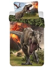 Voodipesukomplekt Jurassic World Volcano, 140 x 200 cm + padjapüür 70 x 90 cm цена и информация | Детское постельное бельё | kaup24.ee