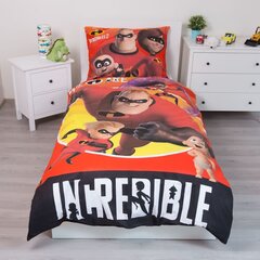 Комплект постельного белья Incredibles, 140 x 200 см + наволочка 70 x 90 см цена и информация | Детское постельное бельё | kaup24.ee