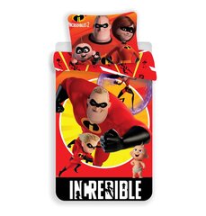 Voodipesukomplekt Incredibles 140 x 200 cm + padjapüür 70 x 90 cm hind ja info | Beebide ja laste voodipesu | kaup24.ee