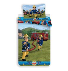 Voodipesukomplekt Fireman Sam 140 x 200 cm + padjapüür 70 x 90 cm hind ja info | Beebide ja laste voodipesu | kaup24.ee