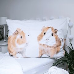 Voodipesukomplekt Guinea pig 140 x 200 cm + padjapüür 70 x 90 cm цена и информация | Детское постельное бельё | kaup24.ee