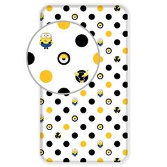 Kummiga voodilina Minions 90 x 200 + 25 cm цена и информация | Простыни | kaup24.ee