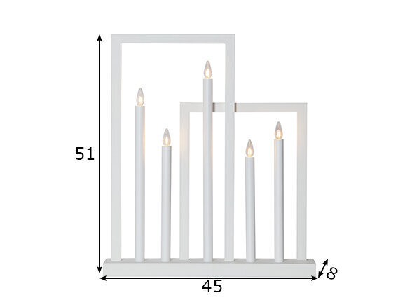 Advendiküünal Frame hind ja info | Jõulukaunistused | kaup24.ee