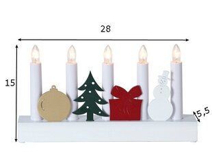 Электрические свечи Julia, белые цена и информация | Рождественские украшения | kaup24.ee