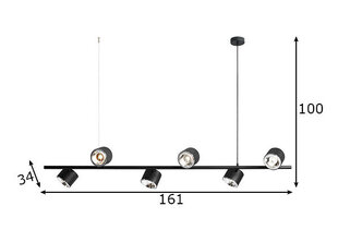 Aldex подвесной светильник Bot цена и информация | Люстры | kaup24.ee