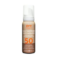 Увлажняющая пена для лица EVY SPF50 с защитой от синего света/ДНК, 100 мл цена и информация | Крем для автозагара | kaup24.ee