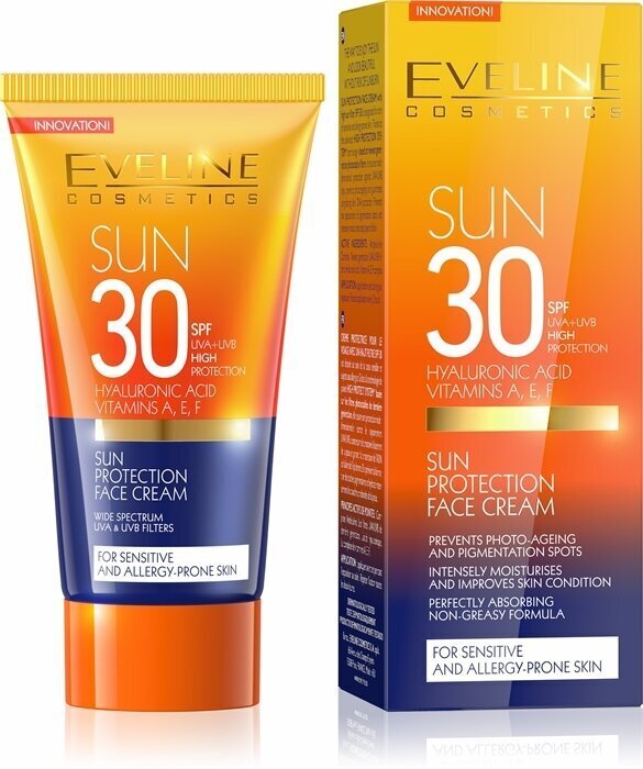 Päevituskreem näole SPF30 Eveline Cosmetics Amazing Oils 50 ml цена и информация | Päikesekreemid | kaup24.ee